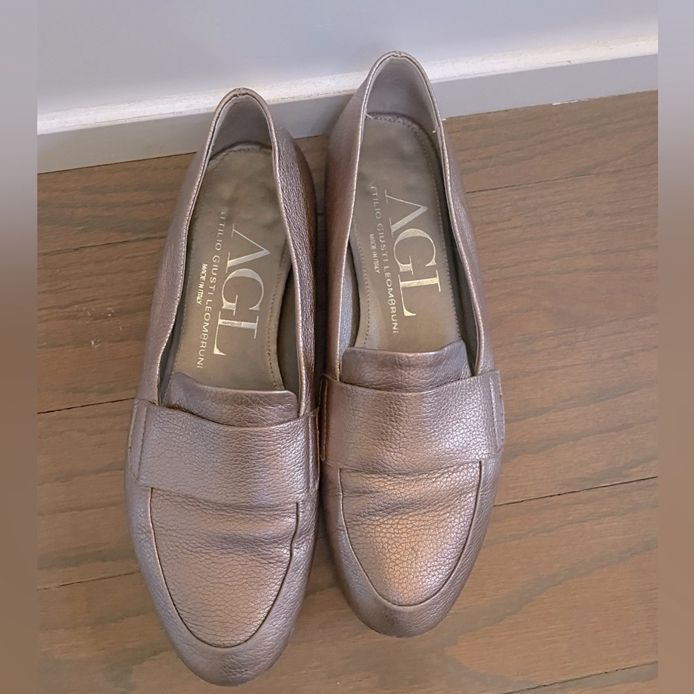 AGL loafers size 37.5 bronze